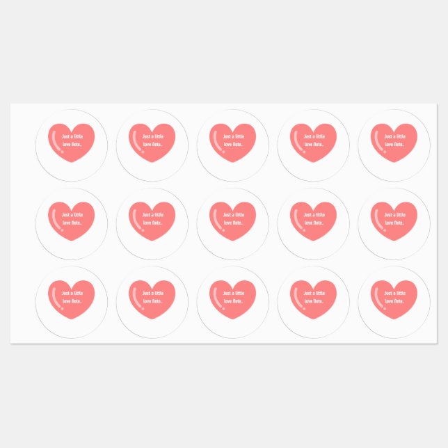 love note  labels (Sheet)