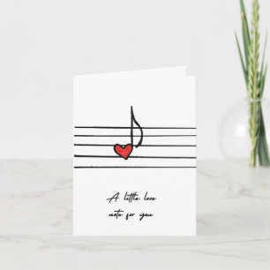 Love Note Valentine's Day Card