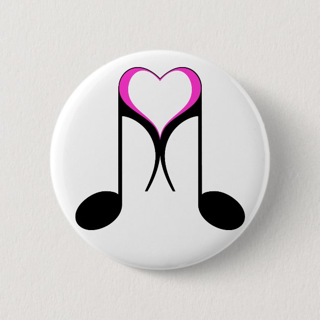 love notes : 8th note : button (Front)