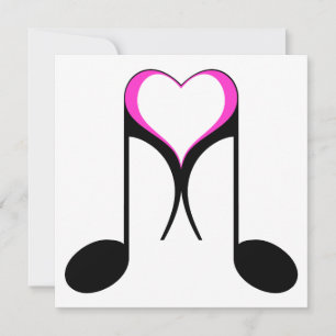 love notes : 8th note invitation