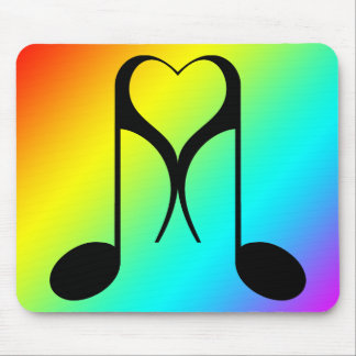 love notes : 8th note : mouse pad
