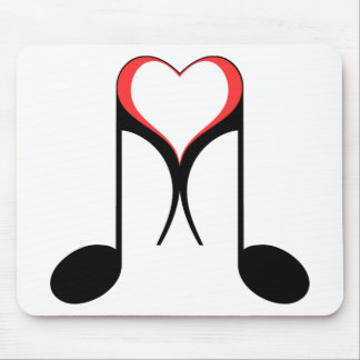love notes : 8th note : mouse pad