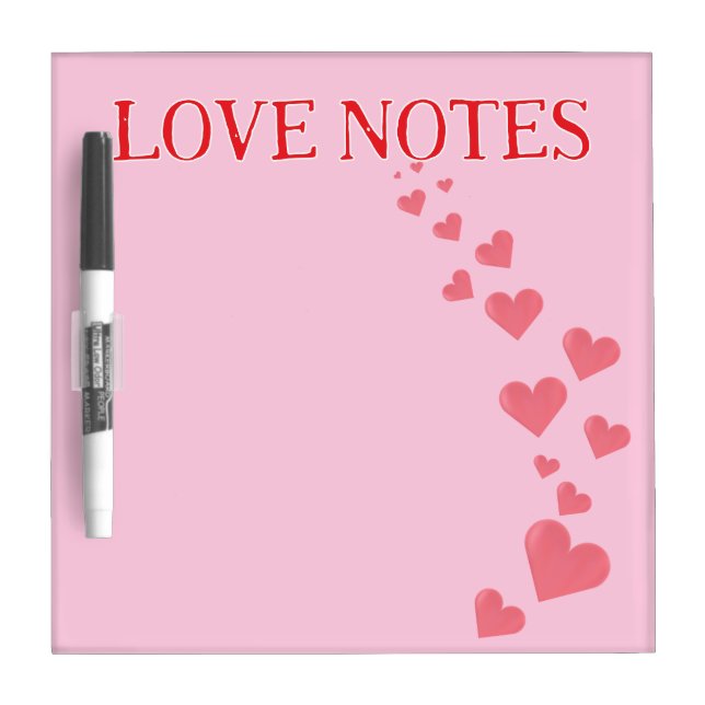 Love Notes Dry Erase Board | Valentine's Day (Front)