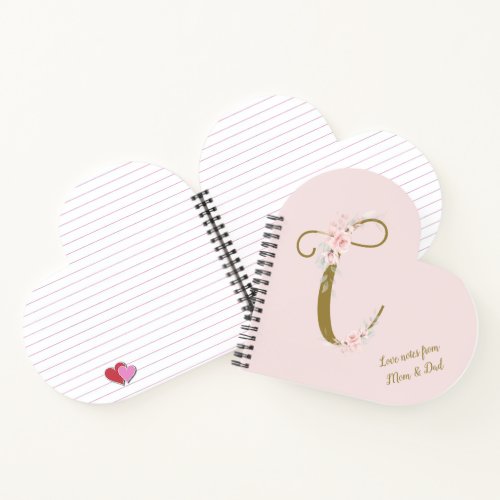 Love Notes From Mom  Dad Little Miss Baby Notebook