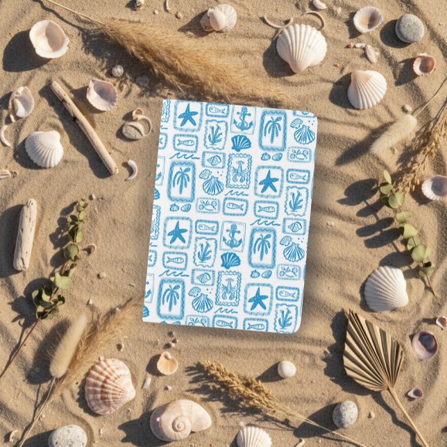 Love Notes from the Sea Seashell Ocean Beach  Passport Holder (Love Notes from the Sea Seashell Ocean Beach Passport Holder
)