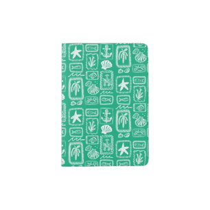 Love Notes from the Sea Seashell Ocean Beach Passport Holder