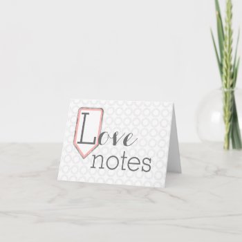 Love Notes | Mixed Font | Grey Circles Stationary by clever_bits at Zazzle