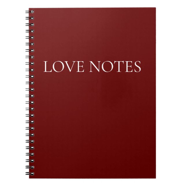 Love Notes Notebook (Front)