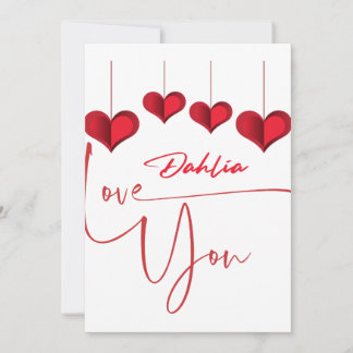 Love Notes: Personalized Valentine's Day Invitation
