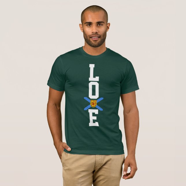 Love Nova Scotia T shirt proud Loe Nova Scotia (Front Full)