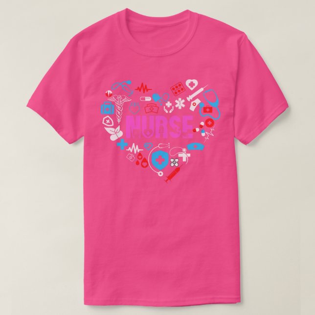 Love Nurse 3 T-Shirt (Design Front)