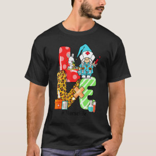 Love Nurse Life Easter Gnome Egg Hunting Basket T-Shirt