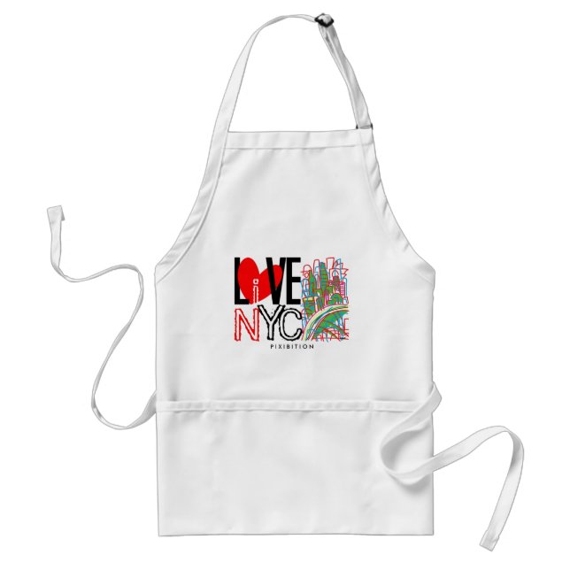 Love NYC & Live In NYC Apron (Front)