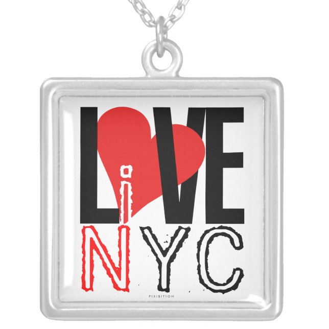 Love NYC Live In NYC Necklace (Front)