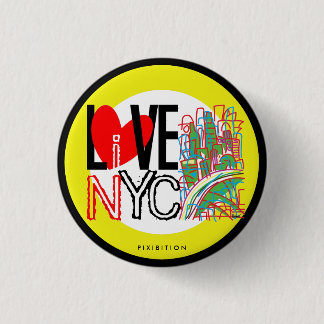 Love NYC & Live In NYC Round Button