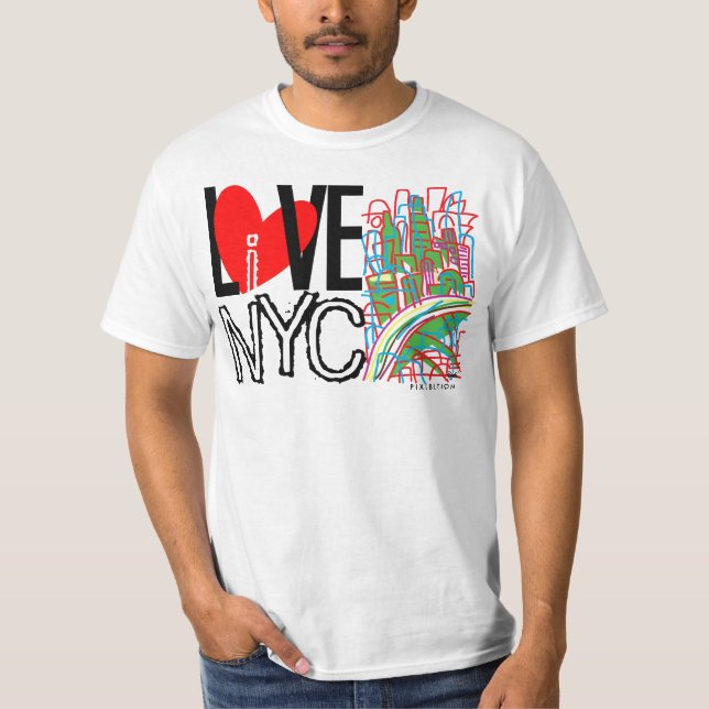 Love NYC Live In NYC T-Shirt (Front)