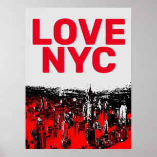 Love NYC Manhattan New York City Poster