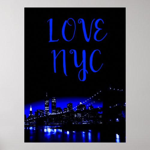 Love NYC Manhattan New York City Poster