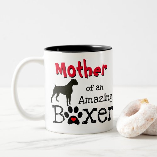 Love of a Boxer Dog _ Amazing Boxer Dog Two_Tone Coffee Mug