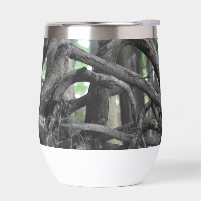 Love of a Fallen Tree Thermal Wine Tumbler (Left)