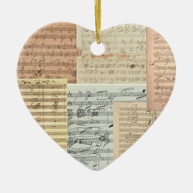 Love of Beethoven Ornament Pendant (Front)