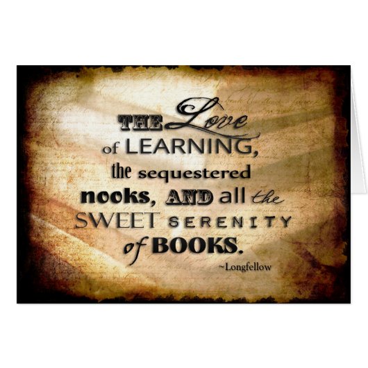 Love of Books Cards (Front Horizontal)