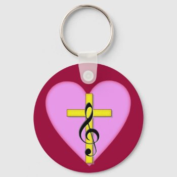Love Of Christian Music Keychain by PocketChangeProHBGPA at Zazzle
