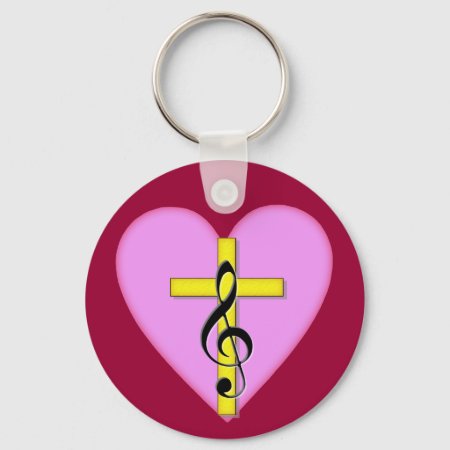 Love Of Christian Music Keychain