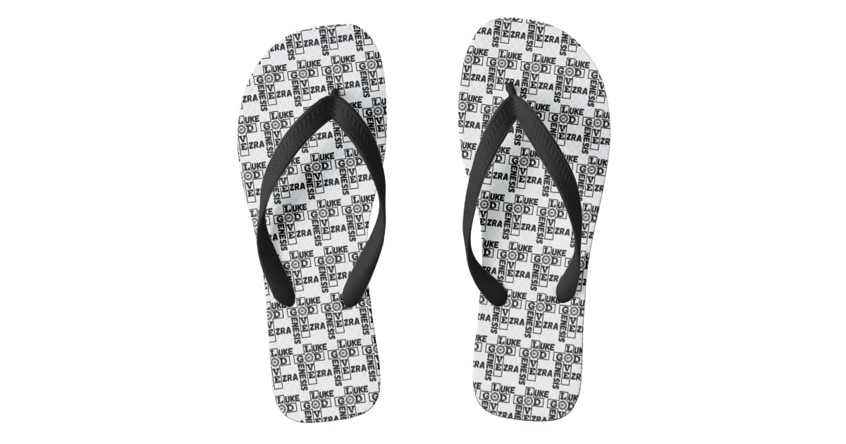 Love Of God Biblical Crossword All Over Unisex Flip Flops Zazzle Love Of God Biblical Crossword All Over Unisex Flip Flops Zazzle