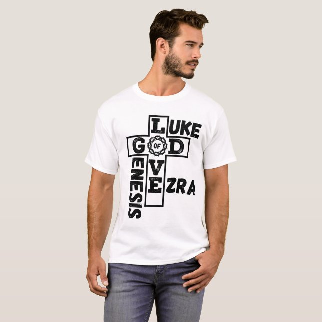 Love Of God Biblical Crossword Unisex T-Shirt (Front Full)