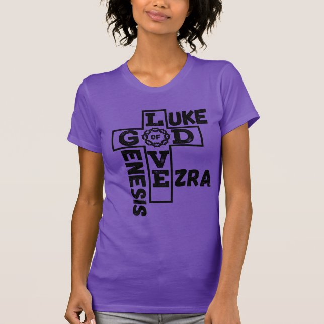 Love Of God Biblical Crossword Women's T-Shirt (Front)