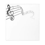 Love Of Music Notepad at Zazzle