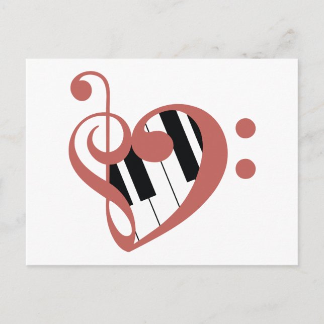 Love of Music Postcard (Front)
