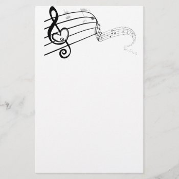Love Of Music Stationery by Letter_Art at Zazzle