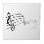 Love Of Music Tile at Zazzle