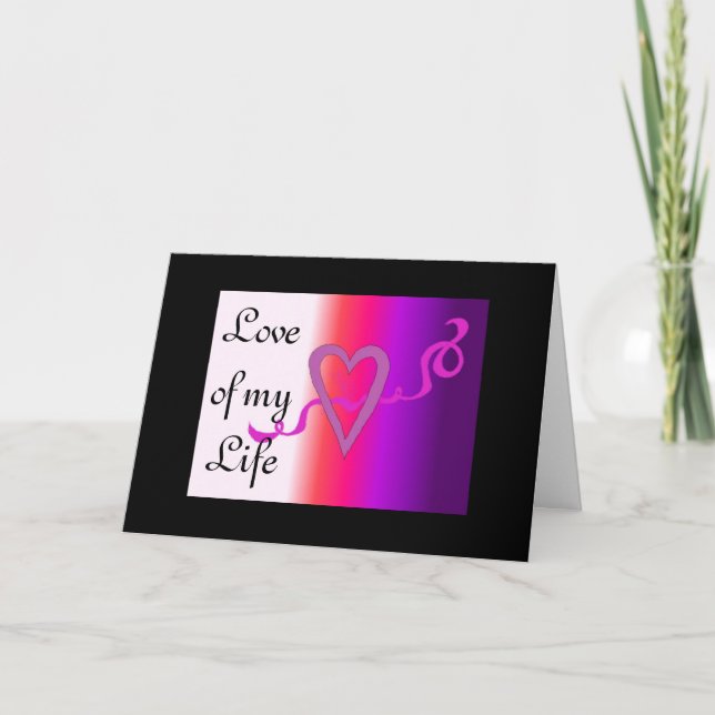 Love of my Life Holiday Card (Front)