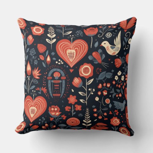 Love Of Nature  Throw Pillow