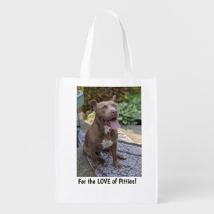 Love of Pitties Grocery Bag