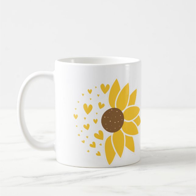 Love of Sunflowers Coffee Mug (Left)