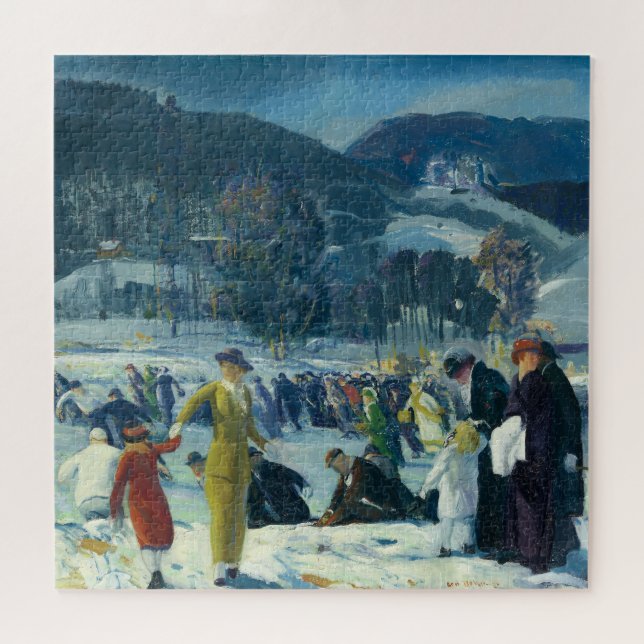 Love of Winter - George Wesley Bellows Jigsaw Puzzle (Horizontal)
