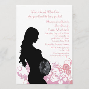 Love of Your Life Pink Baby Shower Invitation