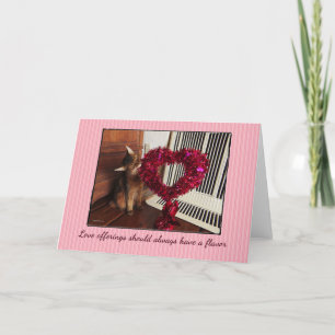 Love Offerings Somali Cat Card