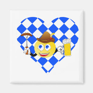 love Oktoberfest emoji Magnet