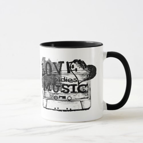 Love oldies music 4 Vintage Mug