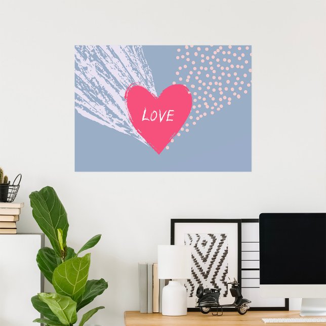 Love On A Heart Poster (Creator Uploaded)