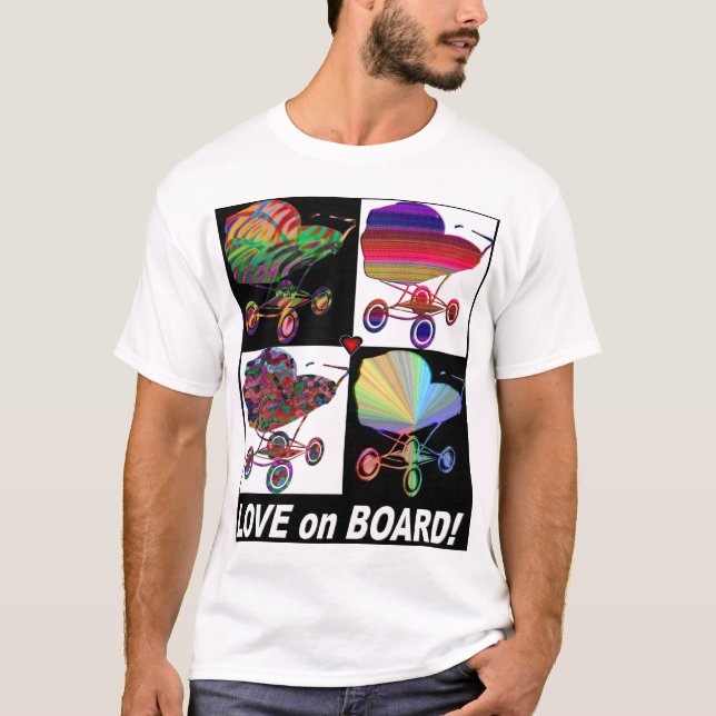 Love on Board Mod Baby Carriage Top (Front)