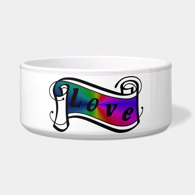 Love on Rainbow Bowl (Front)
