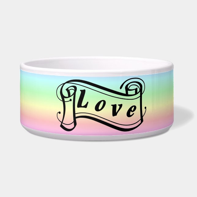 Love on Rainbow Bowl (Front)