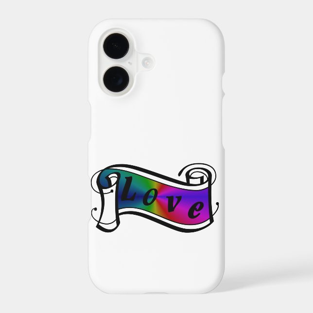 Love on rainbow Case-Mate iPhone case (Back)