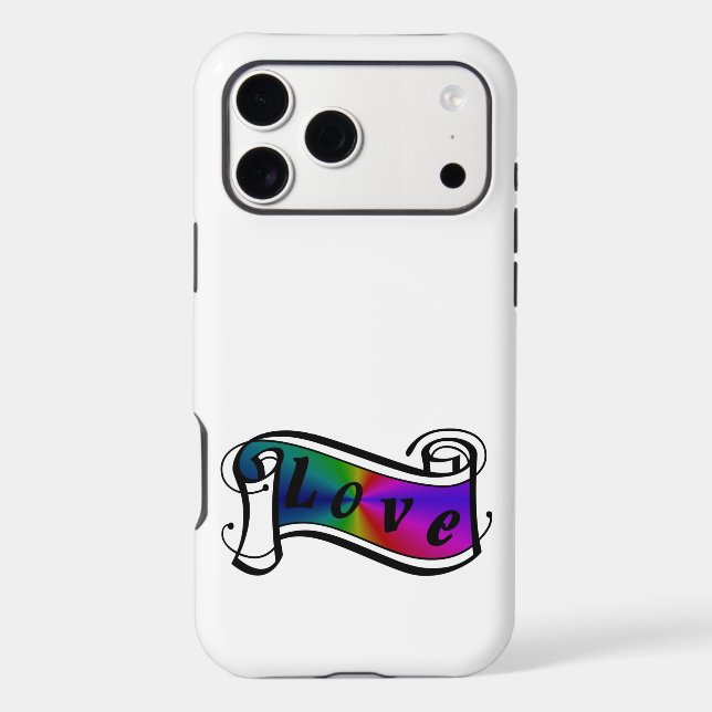 Love on rainbow Case-Mate iPhone case (Back)